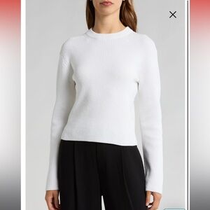 Vince Drop Shoulder Long Sleeve Crewneck T-Shirt